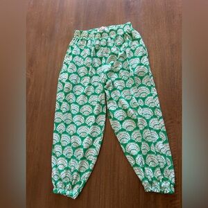 Mini Boden girls seashell harem pants